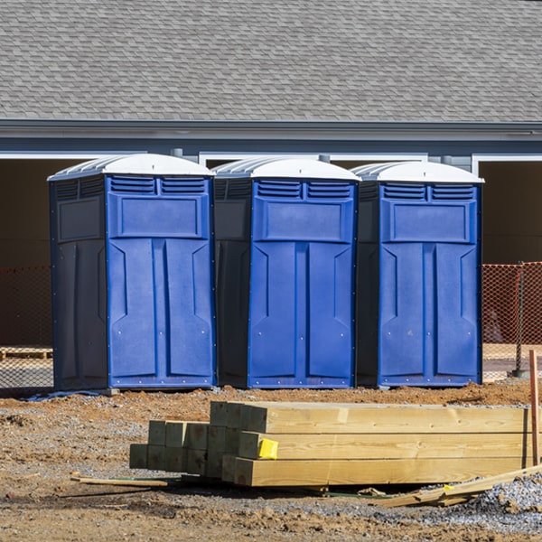 what is the cost difference between standard and deluxe porta potty rentals in Mountain View